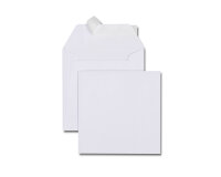 Boîte de 500 enveloppes carrées blanches 150x150 120 g/m²