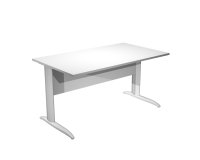 Mesa oficina Presto An 140 cm patas metal L