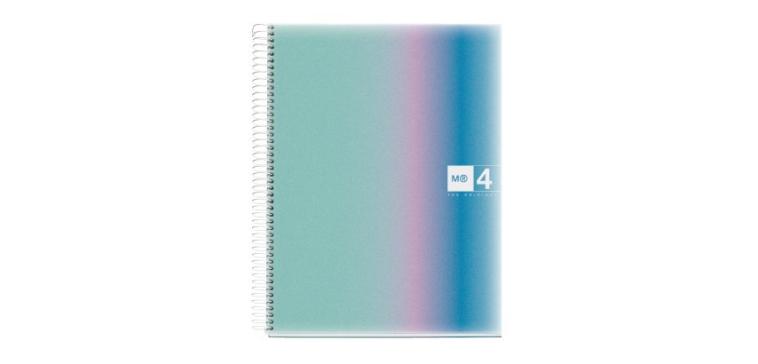 Cahier spirale Notebook Miquelrius Aurora Santorini A4 - petits carreaux - 240 pages