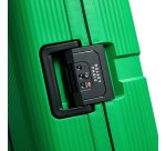 Valise 4 doubles roues 67 cm Color Block hardside vert