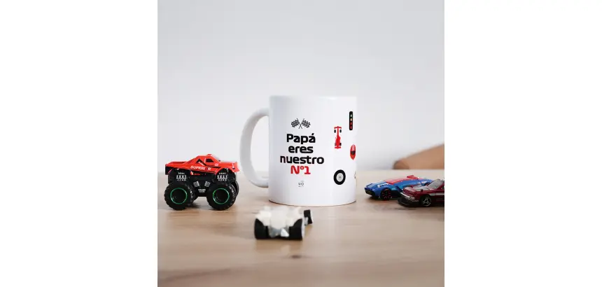 Taza "Papá, eres nuestro Nº 1"