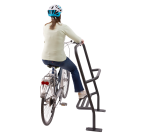 Repose-pied polyvalent pour vélo et assis-debout