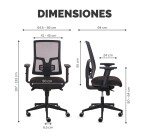 Silla Operativa de Oficina Ergonómica Fellowes Eleganza
