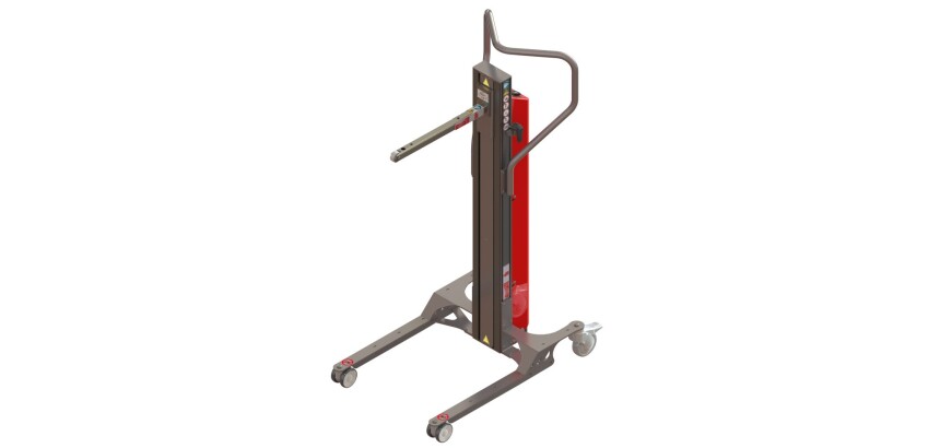 Gerbeur Astair à levée électrique avec éperon à galet 60 kg course de levée 900 mm