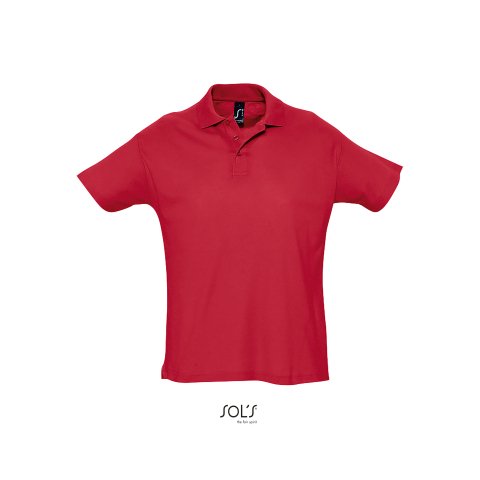 Polo manga corta L - Rojo