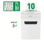 Destructora IQ Protect 10 P4, blanco/plata
