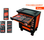 Servante équipée de 30 outils avec 3 modules