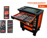 Servante équipée de 30 outils avec 3 modules