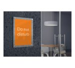 Porta póster acrílico transparente mural, A5