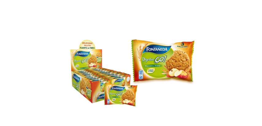 Galletas Digestive Go Manzana Fontaneda 43 g