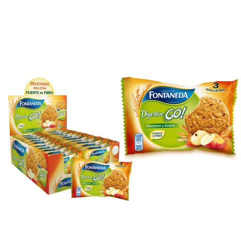 Galletas Digestive Go Manzana Fontaneda 43 g