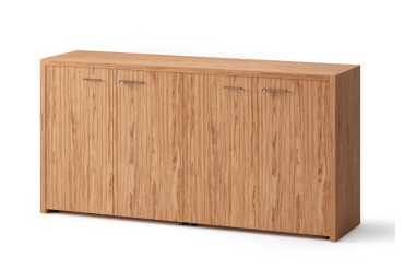 Armoire basse XENNON portes battantes H.86 x L.172 cm