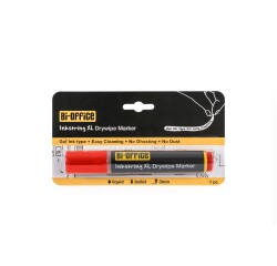 InkstringXL Rotulador para Pizarra Blanca de Tinta Gel con Punta de 3mm – Rojo