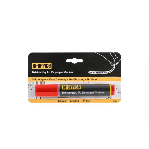 InkstringXL Rotulador para Pizarra Blanca de Tinta Gel con Punta de 3mm – Rojo