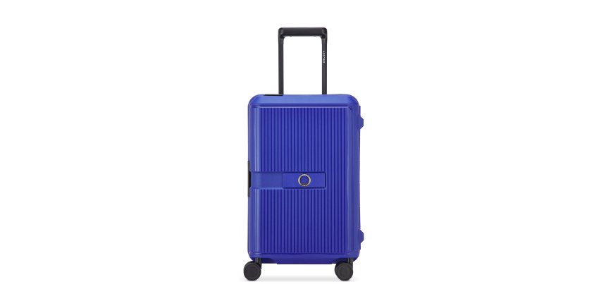 Delsey Vauban - Valise cabine 55 cm bleu électrique