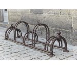 Range 5 vélos Versailles double niveau COLORIS ROUILLE