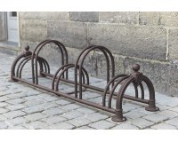 Range 5 vélos Versailles double niveau COLORIS ROUILLE
