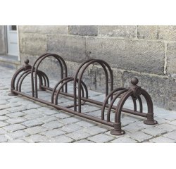 Range 5 vélos Versailles double niveau COLORIS ROUILLE