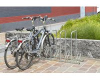 Râtelier 5 vélos avec 4 arceaux pour antivol