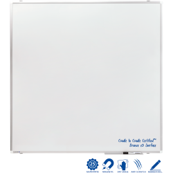 Tableau blanc émaillé PREMIUM PLUS 120x120cm - Legamaster