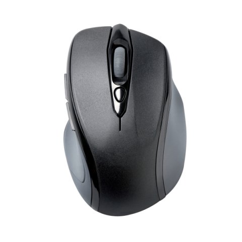 Ratón óptico Kensington Pro Fit™ inalámbrico mediano nano receptor, negro