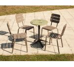 Chaise empilable d'extérieur ARNON - structure aluminium
