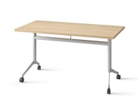Table rabattable POLLY L.140 x P.70 cm Plateau Chêne