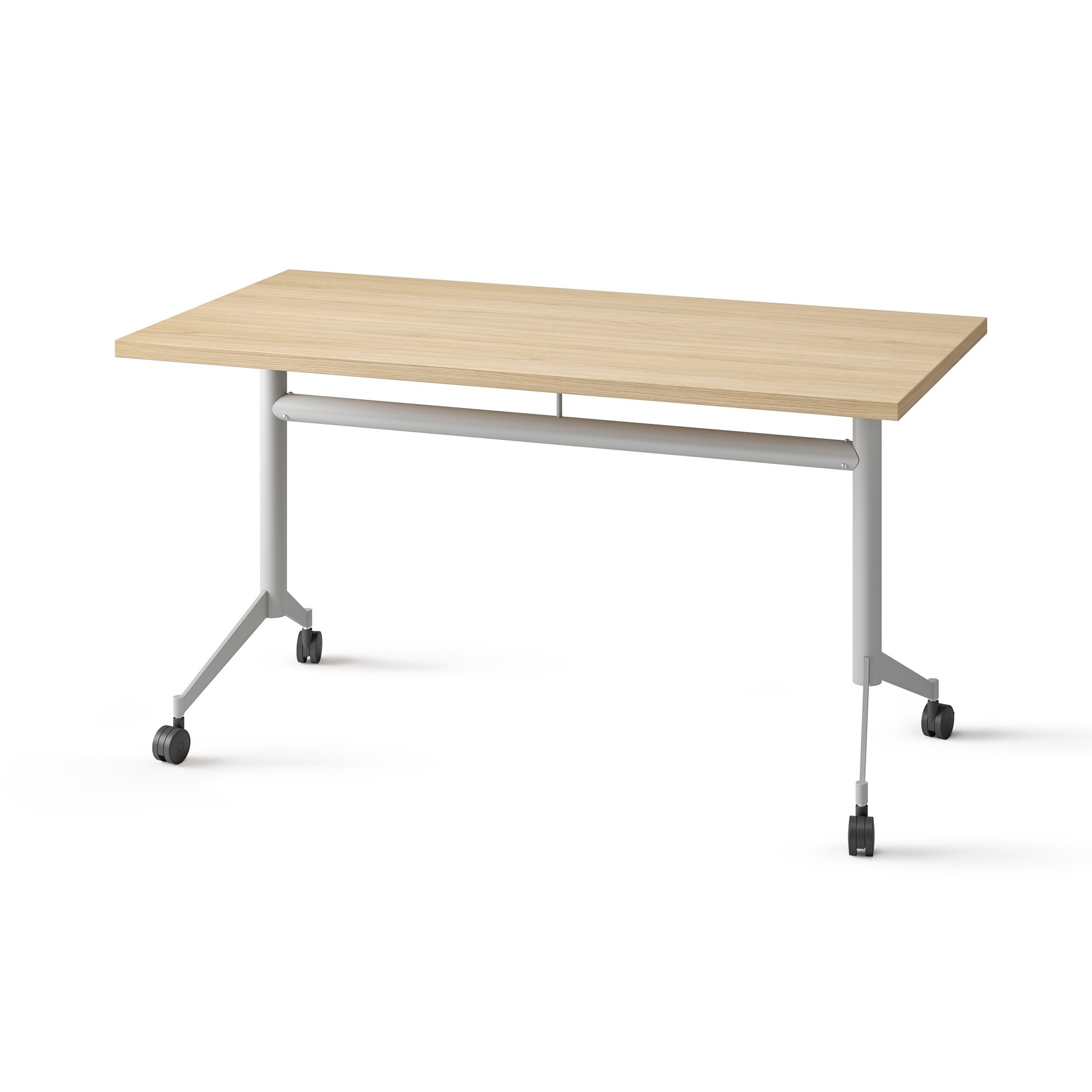 Table rabattable POLLY L.140 x P.70 cm Plateau Chêne
