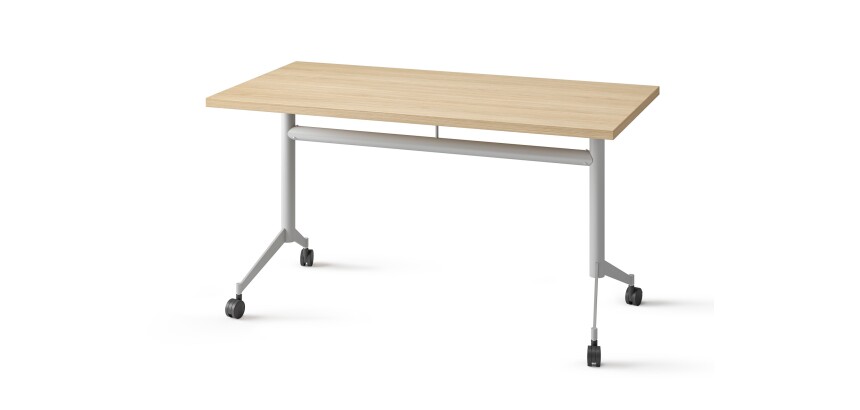 Inklapbare tafel POLLY, L.140 x D.70 cm, eiken blad