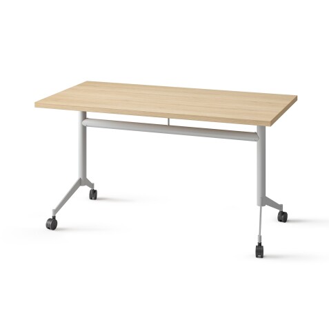 Table rabattable POLLY L.140 x P.70 cm Plateau Chêne