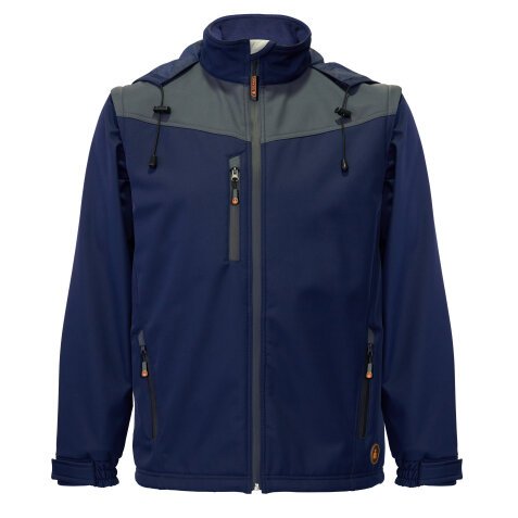 Chaqueta Softshell 2 en 1 con mangas desmontables