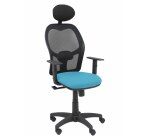 Silla de oficina Alocén malla con brazos regulables y cabecero