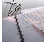Notebook The Original, Couverture souple, A5, quadrillage 5x5 mm + Lisse, 120 feuilles de 2 couleurs, Miquelrius, Noir, Professionnel.
