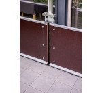 Extension sur mesure jusqu'à 252 cm pour barrière anti-inondation M633C250