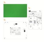 Tablero de anuncios de fieltro de formato panorámico Nobo Impression Pro de 1550x870 mm