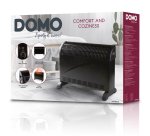 DOMO Convecteur chauffage - Turbo - 3 positions - 2000 W
