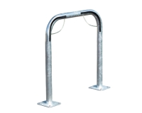 Arceau simple range vélo à platine pour 2 vélos