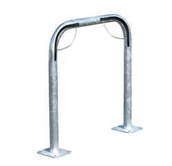 Arceau simple range vélo à platine pour 2 vélos