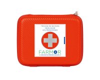 Trousse de secours Menuisier 4/6 personnes en PU orange
