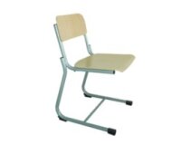 Chaise école luge Fabiano hêtre - Taille T4 pour primaire (P1/P2)