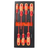 Module 7 tournevis VDE 1000V pour servante d'atelier