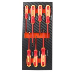 Module 7 tournevis VDE 1000V pour servante d'atelier