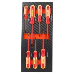 Module 7 tournevis VDE 1000V pour servante d'atelier