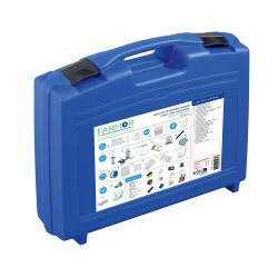 Mallette de secours PPMS (Plan Particulier de Mise en Sureté) avec talkie walkie