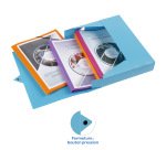 Boîte de classement plastique VIQUEL CLASS DOC - Dos 6 cm - couleurs assorties