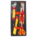 Module 4 pinces VDE 1000V pour servante d'atelier