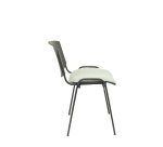 Silla confidente Pétrola - pack de  4 - Gris