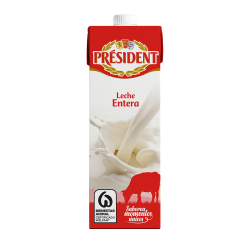 Leche President Entera brik 1l