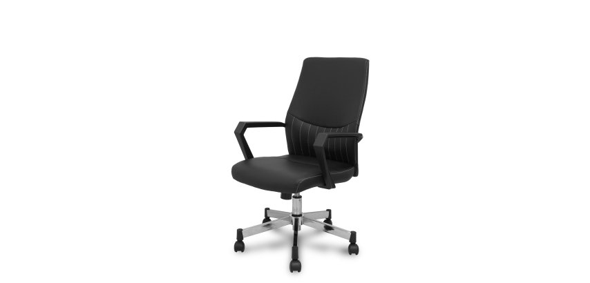 Sillón confidente Opti520CB basculante similpiel negro
