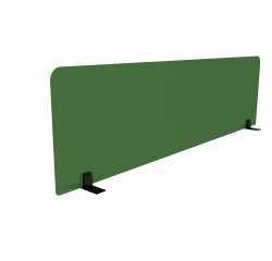 Ecran de séparation acoustique pour bureau Agathe Flexmute - avec fixations socle H 50 cm